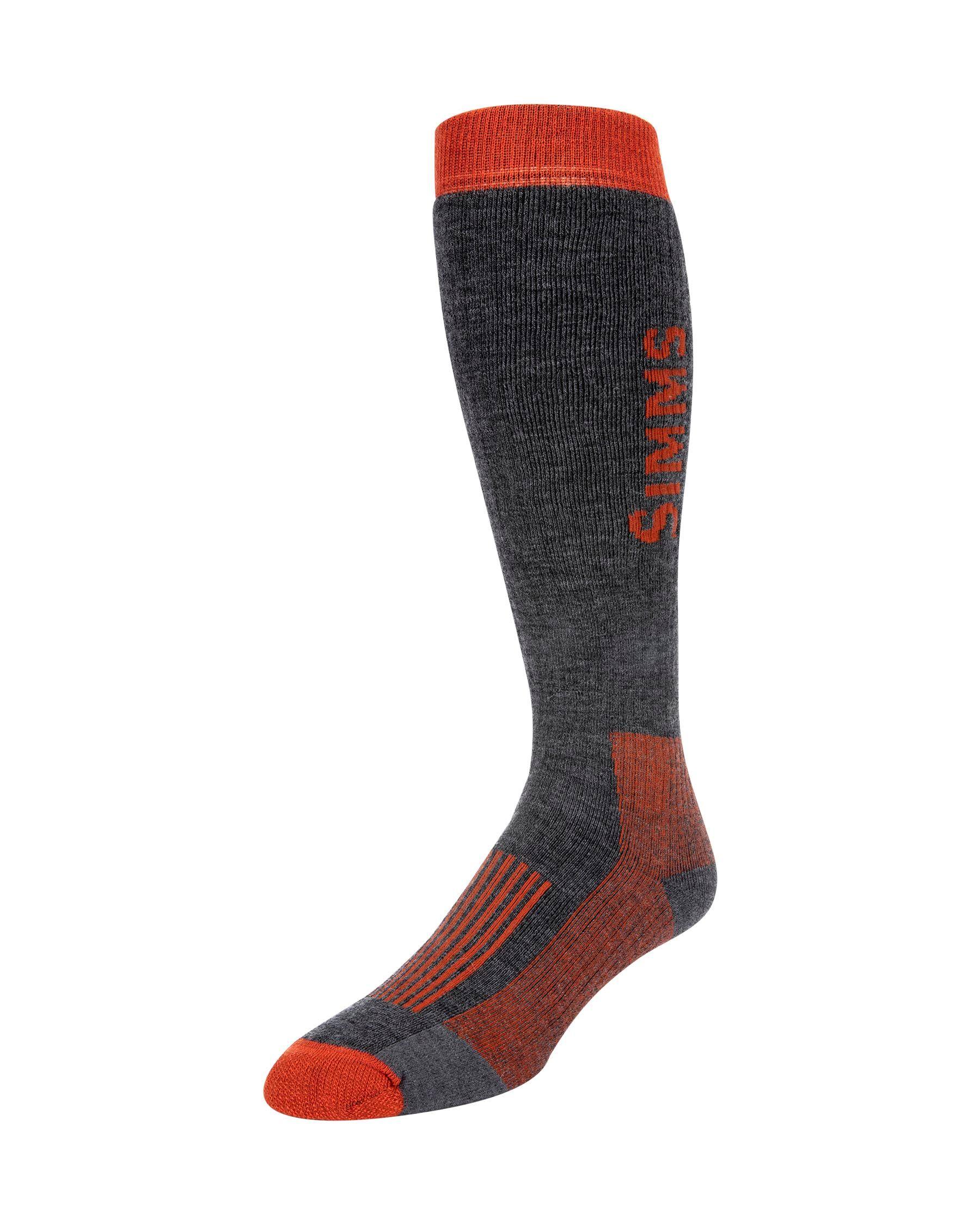 Simms Merino Midweight OTC Sock Men's in Carbon